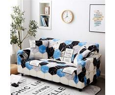Fansu Copridivano Elastico, Copridivano Salotto Protettore Imbottito Sofa Mobili Copridivano Elastico Antiscivolo Ideale per Poltrone (1pcs Federa(45 * 45cm),Blu)