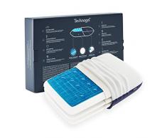 Technogel Cuscino cervicale regolabile in altezza, brevettato, privo di sostanze nocive e certificato.Il cuscino in gel HWS consente 4 diverse altezze per chi dorme sulla schiena e sul lato,TG-PILADJD