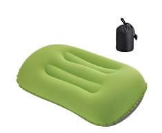SUTAFOR Cuscino da Spiaggia Pieghevole e Portatile Cuscino Gonfiabile da Campeggio Compatto e Ultraleggero Cuscino per Viaggio, Attività allAperto, Verde