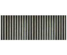 IlGruppone Passatoia per Cucina o Tappeto da Ingresso in Vero Bamboo Naturale 7 Misure 7 Colori - 50x350 cm - Grigio