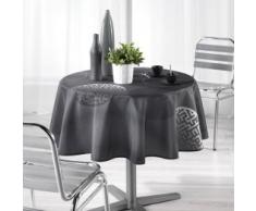 LHarmonie Du Décor - 1721364, Tovaglia Rotonda , 180 Cm , Kosmo , Poliestere Stampato , Grigio