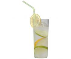 Mashers Fermatovaglie 283,5 gram usa e getta in plastica trasparente Hi Ball GLASSES – Confezione da 10 Clear