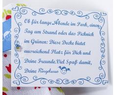 Coperta per pic-nic/ plaid picnic / telo del marchio tedesco Ringelsuse (blue vintage)