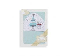 Interbaby Asciugamano con cappuccio per neonato TIPI OSO verde - 560 g