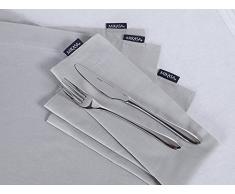 MIKASA tovaglioli in Cotone, Tessuto, Grigio, Pezzi
