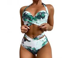 Copertura Completa Top Uncinetto Bianco Tuta da Bagno Coperta Bikini Nero Biancheria Intima Mutandine in Cotone per Le Donne Tanning Bikini Bikini Petalo Stampa Slip Bikini