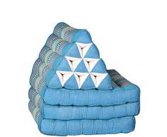 LIBINFAN Cuscino A 3 Posti in Stile Thai Cuscino A Triangolo Cuscino Multifunzionale per La Casa Cuscino per Divani A Forma di Cuscino Cuscino per Il Vento Nazionale