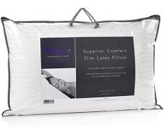 Relyon Cuscino in Lattice Traspirante e Confortevole di qualità Superiore, con Una Morbida Copertura in 100% Cotone, Bianco, 1 Count (Pack of 1)