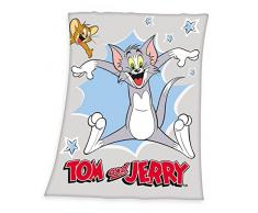 Herding Coperta in Pile Tom & Jerry, 130 x 170 cm, 100% Poliestere, Pile