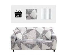 JOYDREAM Fodere Copridivano 2 Posti, Copridivano Stampato, Fodere Copridivani Universale, Copridivani Elasticizzati con 1 Fodera Cuscino, Modello#MK, Medium