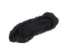 1 paio di fodere per braccioli rimovibili per sedia, protezione elastica, fodera per poltrona da ufficio, fodera per poltrona in poliestere, lunghezza braccio adatta 30-50 cm(nero)