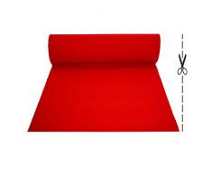 OLIVO.Shop | Tappeto Nuziale Natalizio PASSATOIA Rosso Matrimonio Cerimonia 13FORMATI (60 Metri (30+30))