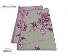BIANCHERIA ITALIANA SET 2 STROFINACCI "AMSTERDAM" IN COTONE DISPONIBILE IN DUE COLORI (CICLAMINO)