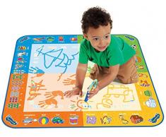 Tomy - Tappeto Magico Aquadoodle, per disegnare con pennarelli ad Acqua, incl. 1 Pennarello