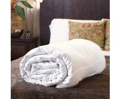 Silk Bedding Direct. Piumone di Prima Qualità Imbottito in Seta di Gelso. Primavera/Autunno. Continentale Queen, 240cm x 220cm. Certificazione OEKO.