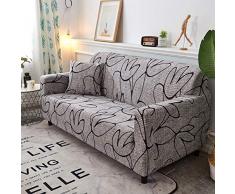 Raguso Copridivano Fodera Antipolvere Elastica per la Decorazione del Soggiorno di mobili(Double Seat 145-185cm)