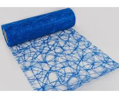 25 m x 30 cm Blu Sizoweb tavolo Band runner da tavola in tessuto non tessuto
