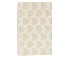 Juta & Co. - Tappeto da bagno Roma, dimensioni: 60 x 90 cm, 100% cotone, colore: Bianco sporco