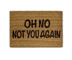 Relaxdays OH No Zerbino per Ingresso, Marrone, 40 x 60 cm