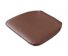 (Set di 1/2/4) Cuscino per Sedia A Ferro di Cavallo in Pelle/Cuscino per Sedile, Cuscini Morbidi E Durevoli, Cuscini per Sedie da Cucina Antiscivolo con Rivestimento Lavabile in Lavatrice