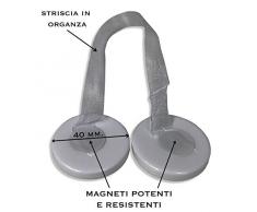 Tex family CALAMITA Ferma Tenda Elena Grigio Calamite per Tende FERMATENDE Madreperla