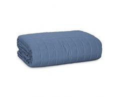 Zucchi Trapuntino Raso tinta unita per letto Matrimoniale due piazze R538 OCEANO