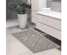 GBiancheria Tappeto SARDO Multiuso in Cotone 50x75 (Tortora)