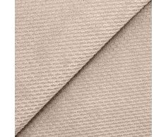 DESHOME Perla 10 metri - Tessuto al Metro in Microfibra Idrorepellente stoffa per divani poltrone sedie cuscini tappezzeria (Beige)