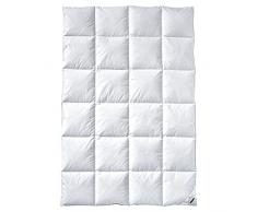 Billerbeck Gabriela 90 Kassette II Warm-Coperta Invernale 220 x 220 cm Piumino, Cotone, Bianco, 220x220 cm, 2 unità