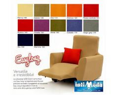 Copripoltrona Poltrona Reclinabile Sofà Cover Easy Long prodotto italiano (Oro)