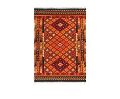 ABC Kilim Carpets by Jalal Tappeto Kilim Sivas 1 Rosso/Multicolore 60 X 200 cm