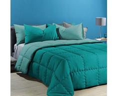 Caleffi - Trapunta Modern Tinta Unita Matrimoniale Anice