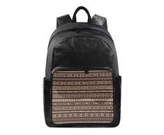 FANTAZIO - Zaini in tela con cerniera e motivo tappeto africano