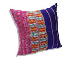 Farang Thai Cuscino - Autentico Karen Hilltribe Cuscino in Tessuto, Grande 50cm, KC14.
