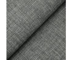 DESHOME Sirma - Tessuto al Metro Idrorepellente per divani cuscini sedie letti copriletto stoffa h 140 resistente (Grigio, 1 metro)