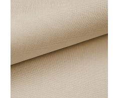 HEKO PANELS Tessuti e Stoffe a Metro Arredo Tessuti per Tappezzeria per Divani Sedie Cuscini e Poltrona - Stoffa al Metro Fatto di Poliestere Resistente allo Strappo e Facile da Pulire - Creme