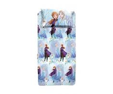 hermet Frozen / Completo Lenzuolo Singolo / 1 Piazza / 100% Cotone / Disney / Prodotto Ufficiale