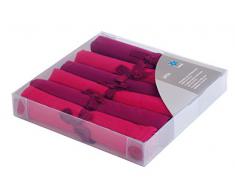 Contento, Set di tovaglioli in Stoffa, 6 pz, Rosa (Rosa), 40 x 40 cm