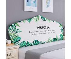 Copri Testata Letto In Cotone Matrimoniale/Singolo, Protezione Da Mobili Fodera Elastica In Tessuto Copertura Antipolvere Decorazione Camera Letto,Stretchable Lavabile,J-170~190CM