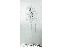 Zenoni & Colombi Telo Tenda Ricamata a mano Vanessa Made in Italy Misto Lino Varie Dimensioni (200x300)