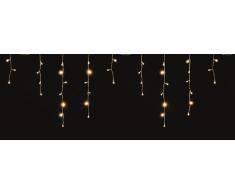 Tenda Sfalsata 64 Led Bianco Caldo E Giochi L., Cm.300X60, A Batt., X Est.