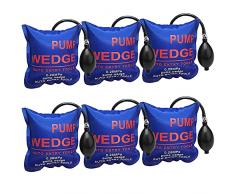 WANYI 6 Pezzi Pompa ad Aria per Finestrini, Air Wedge Pump Wedge Cuscino Gonfiabile Porte Cuscino Gonfiabile per Il Posizionamento di Porte e Finestre