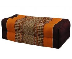 Wifash Cuscino Thai Meditazione Tailandese, Marrone/Arancione (81104)