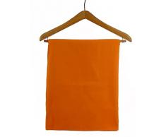 CASA TESSILE Telo Bagno Mare Microfibra Tinta Unita cm 95x175 Asciugamani Mare Microfibra, Telo Mare Sottile, Telo Microfibra - Arancio