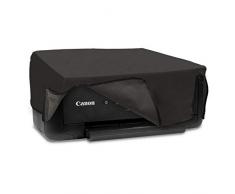 kwmobile Copertina Antipolvere Compatibile con Canon Pixma TS5150 / 5151 / MG 2555 - Copri Stampante - Copertura Protettiva - Fodera in grigio scuro