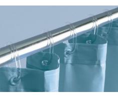 Kleine Wolke 0268000000 - Anelli per Tenda Doccia, 12 pz, Colore Trasparente