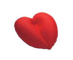 Dr. Winkler 432 - Cuscino da bagno a forma di cuore, gonfiabile, colore: rosso