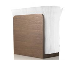 Portatovaglioli da fattoria - Portatovaglioli in legno marroni per tavoli - Distributore di tovaglioli da cucina - Accessori da cucina - Arredamento ristorante - Accessori e decorazioni bar