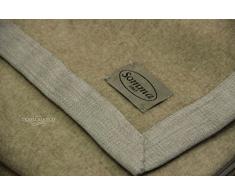 NYIMA, COPERTA LANA E CASHMERE SOMMA BROWN