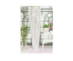 Blanc Mariclò Tenda Shabby Chic Puffolina Collection Colore Bianco 150x290 cm h